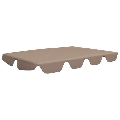 Ersatzdach für Hollywoodschaukel Taupe 150/130x105/70 cm - 100% Polyester mit PVC-Beschichtung - Langlebig & Wetterfest - Perfekt für Garten & Terrasse Ersatzdach für Hollywoodschaukel Taupe 150/130x105/70 cm - 100% Polyester mit PVC-Beschichtung - Langlebig & Wetterfest - Perfekt für Garten & Terrasse von Eleganz