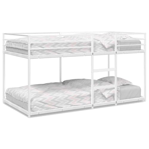 Etagenbett ohne Matratze Weiß 80x200 cm Stahl – Hochbett für Kinder und Jugendliche, platzsparend & stabil, ideal für kleine Räume Etagenbett ohne Matratze Weiß 80x200 cm Stahl – Hochbett für Kinder und Jugendliche, platzsparend & stabil, ideal für kleine Räume von Eleganz