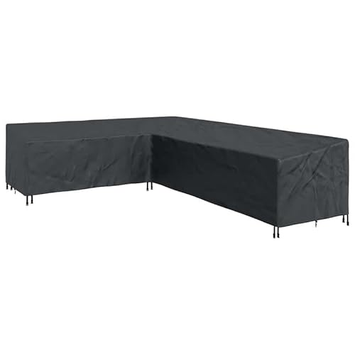 Gartenmöbelabdeckung 330x255x80cm - 600D Oxford Stoff Schutzhülle wasserdicht & UV-beständig - Passend für Gartenmöbel, Terrassenmöbel - Robust und langlebig von Eleganz