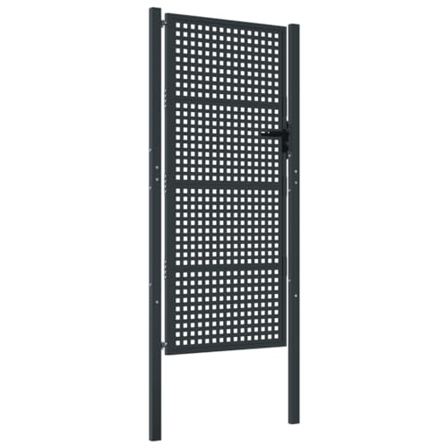 Gartentor aus Stahl Anthrazit 105x250 cm - Langlebige und stabile Absperrung für Garten, Einfahrt und Grundstück - Ideal als Sichtschutz und Sicherheitstor Gartentor aus Stahl Anthrazit 105x250 cm - Langlebige und stabile Absperrung für Garten, Einfahrt und Grundstück - Ideal als Sichtschutz und Sicherheitstor von Eleganz