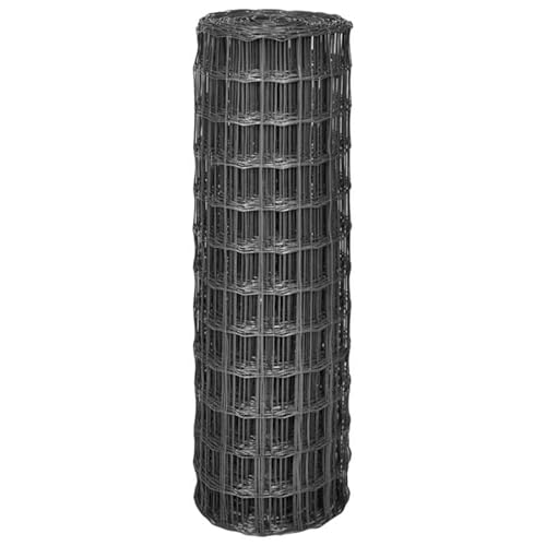 Gartenzaun aus Stahldraht mit PVC-Beschichtung | 25 x 1,2 m | Grau | Langlebig und witterungsbeständig | Ideal für Garteneinfassungen und Grundstücksabgrenzungen Gartenzaun aus Stahldraht mit PVC-Beschichtung | 25 x 1,2 m | Grau | Langlebig und witterungsbeständig | Ideal für Garteneinfassungen und Grundstücksabgrenzungen von Eleganz