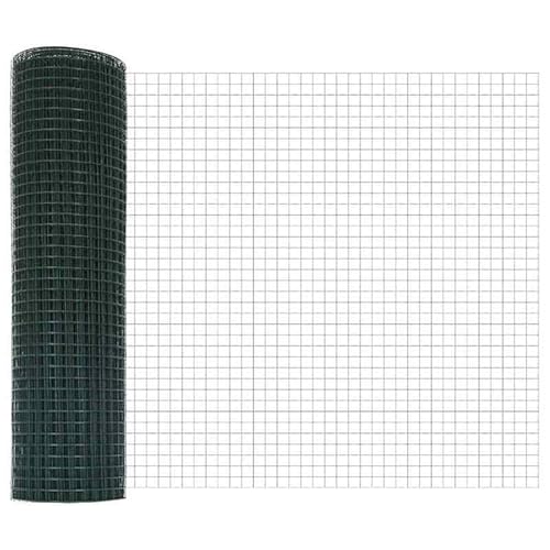Geschweißter Drahtzaun aus Stahl für den Garten – 0,4 x 100 m, grün – langlebig und witterungsbeständig – ideal als Garteneinfriedung oder Sichtschutz Geschweißter Drahtzaun aus Stahl für den Garten – 0,4 x 100 m, grün – langlebig und witterungsbeständig – ideal als Garteneinfriedung oder Sichtschutz von Eleganz