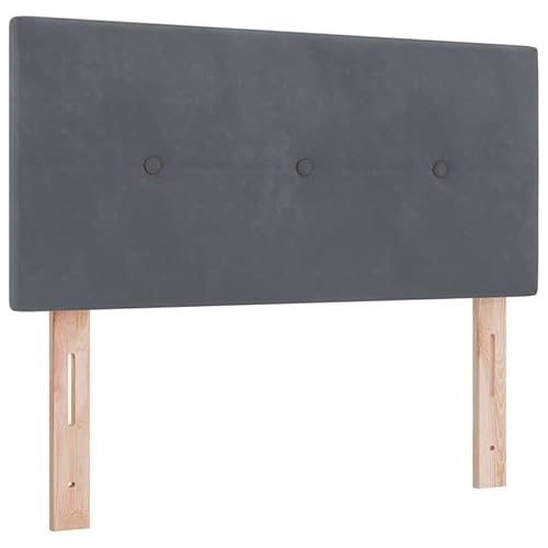 Graues Kopfteil mit -Streifenleuchten 100 cm Samt - Verstellbar & Modern für Schlafzimmer, Beleuchtung inklusive, Luxus-Samtoptik Graues Kopfteil mit -Streifenleuchten 100 cm Samt - Verstellbar & Modern für Schlafzimmer, Beleuchtung inklusive, Luxus-Samtoptik von Eleganz