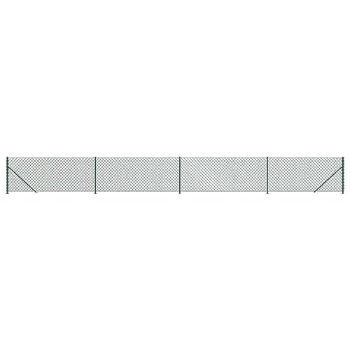 Green Fence with Ground Flange 0.8x10m - Durable Mesh Barrier for Gardens, Yards & Construction Sites | Rust-Resistant & Easy Installation von Eleganz