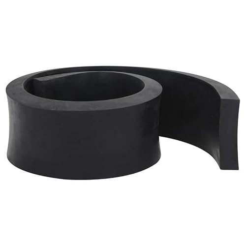 Gummileiste für Schneepflug 120x8x2 cm Schwarz | Robust & Witterungsbeständig | Ideal für Schnee- und Eisbeseitig | Schützt Fahrzeug und Boden von Eleganz