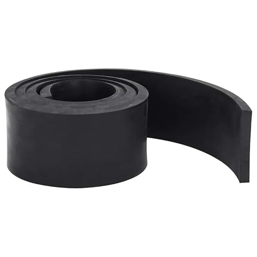 Gummileiste für Schneepflug 180x8x1 cm | Robust & Wetterbeständig | Ideal für Schnee- und Eisbeseitig | Schutz für Fahrbahn und Schneepflugschneide von Eleganz