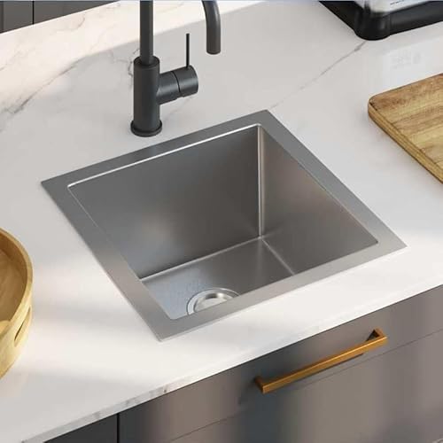 Handgemachte Edelstahl Einbauspüle mit gebürsteter Oberfläche - Hochwertige Küchenspüle für moderne Haushalte | Langlebig und stilvoll Handgemachte Edelstahl Einbauspüle mit gebürsteter Oberfläche - Hochwertige Küchenspüle für moderne Haushalte | Langlebig und stilvoll von Eleganz