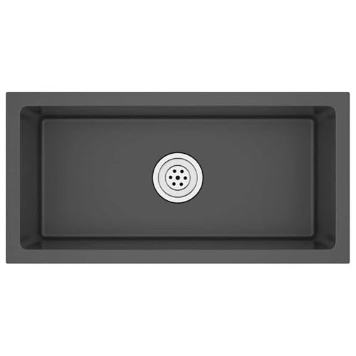 Handgemachte Einbauspüle Schwarz Edelstahl mit gebürsteter Oberfläche - Hochwertige Küchenspüle für moderne Haushalte, langlebig und pflegeleicht Handgemachte Einbauspüle Schwarz Edelstahl mit gebürsteter Oberfläche - Hochwertige Küchenspüle für moderne Haushalte, langlebig und pflegeleicht von Eleganz