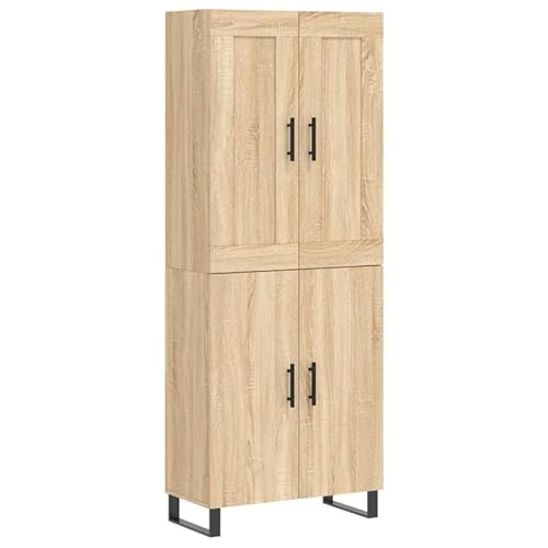 Highboard Sonoma-Eiche Wohnzimmermöbel-Sets | 69,5x34x180 cm | Stauraumlösung für Kleidung & Accessoires | Moderne Holzwerkstoff-Optik | Platzsparend & Langlebig Highboard Sonoma-Eiche Wohnzimmermöbel-Sets | 69,5x34x180 cm | Stauraumlösung für Kleidung & Accessoires | Moderne Holzwerkstoff-Optik | Platzsparend & Langlebig von Eleganz