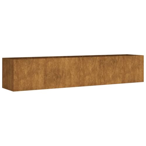 Hochbeet aus Cortenstahl 200x40x40 cm - Langlebiges Pflanzbeet für Garten & Balkon - Ideal für Gemüseanbau & Kräuter von Eleganz