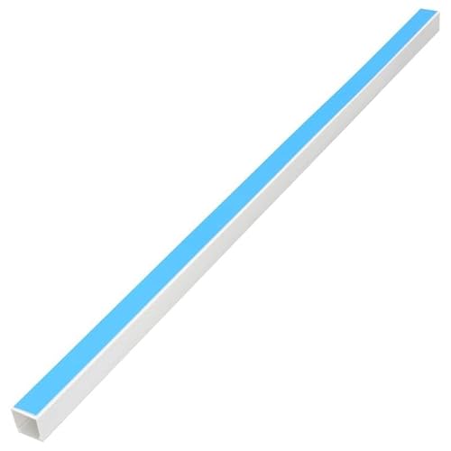 Kabelkanäle Selbstklebend 15x10 mm 30 m PVC - Ideal für Netzwerkspeichersysteme, langlebig, perfekt für Büro und Zuhause von Eleganz