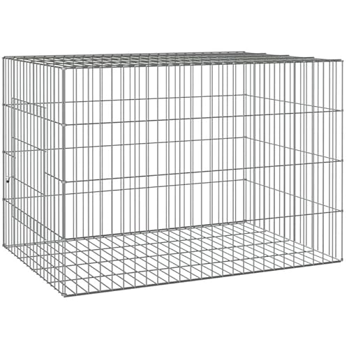 Kaninchenkäfig 78x54x54 cm aus verzinktem Eisen - Robust & langlebig für Kleintiere wie Kaninchen oder Meerschweinchen - Ideal für Innen- und Außenbereich Kaninchenkäfig 78x54x54 cm aus verzinktem Eisen - Robust & langlebig für Kleintiere wie Kaninchen oder Meerschweinchen - Ideal für Innen- und Außenbereich von Eleganz