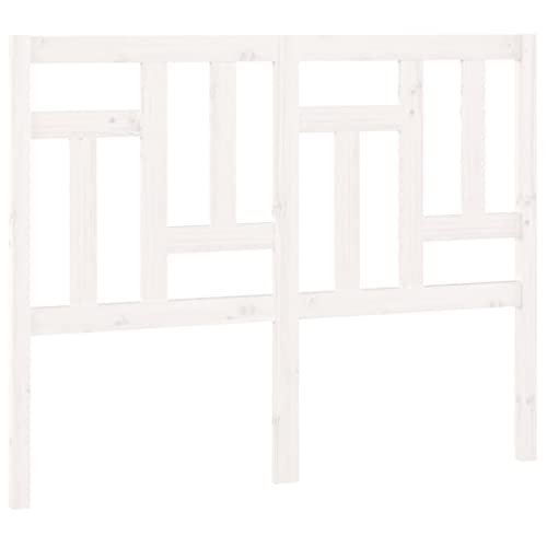 Kopfteil Bett Massivholz Kiefer Weiß 125,5x4x100 cm - Natürliches & Langlebiges Design für Schlafzimmer | Moderner Landhausstil | Einfache Montage Kopfteil Bett Massivholz Kiefer Weiß 125,5x4x100 cm - Natürliches & Langlebiges Design für Schlafzimmer | Moderner Landhausstil | Einfache Montage von Eleganz