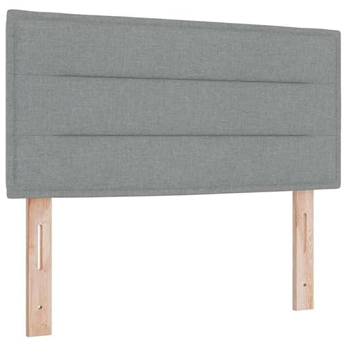 Kopfteil aus Stoff 90 cm hellgrau - modernes Bettkopfteil für Schlafzimmer, langlebig und pflegeleicht, ideal für kleine Räume Kopfteil aus Stoff 90 cm hellgrau - modernes Bettkopfteil für Schlafzimmer, langlebig und pflegeleicht, ideal für kleine Räume von Eleganz