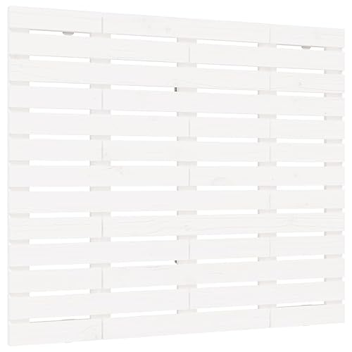 Kopfteil für Bett 96x3x91,5 cm aus Massivholz Kiefer - Weiße Wandverkleidung für Schlafzimmer & Wohnbereich | Natürlich & Langlebig | Einfache Montage | Modernes Design Kopfteil für Bett 96x3x91,5 cm aus Massivholz Kiefer - Weiße Wandverkleidung für Schlafzimmer & Wohnbereich | Natürlich & Langlebig | Einfache Montage | Modernes Design von Eleganz