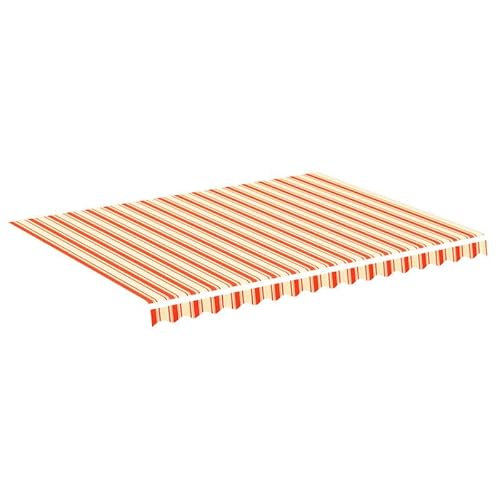 Markisenbespannung 4x3 m Gelb und Orange - 100% Polyester mit PU-Beschichtung - Wetterfest und UV-beständig für Terrasse und Garten - Leicht zu reinigen und langlebig Markisenbespannung 4x3 m Gelb und Orange - 100% Polyester mit PU-Beschichtung - Wetterfest und UV-beständig für Terrasse und Garten - Leicht zu reinigen und langlebig von Eleganz