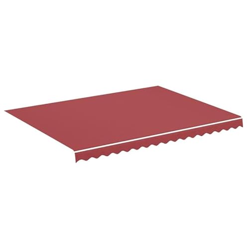 Markisenbespannung Burderrot 4x3 m - 100% Polyester mit PU-Beschichtung - Wetterbeständig & UV-Schutz - Perfekt für Terrasse & Garten von Eleganz