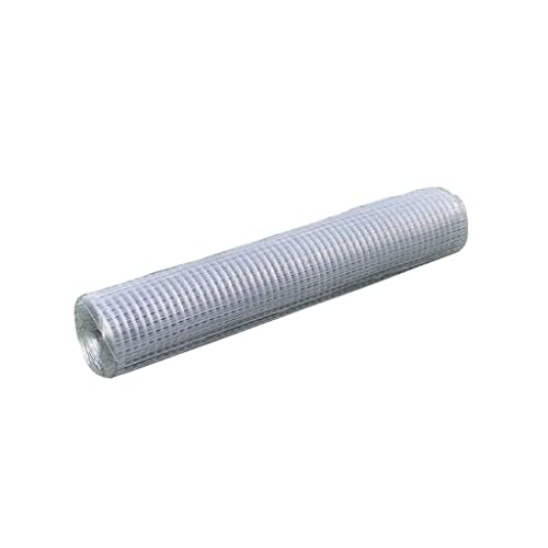 Maschendraht Verzinkter Stahl 10x1 m Silbern - Absperrungen für Garten, Zaun und Schutz | Robust & Witterungsbeständig | Einfache Installation für sichere Abgrenzung von Eleganz