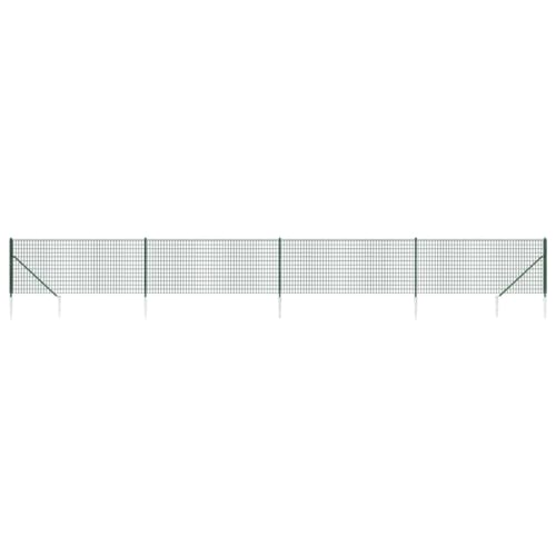 Maschendrahtzaun 0,8x10 m mit Bodenhülsen - Stabiler Sichtschutzzaun für Garten, Terrasse und Grundstück - grünes Drahtgitter mit einfacher Montage Maschendrahtzaun 0,8x10 m mit Bodenhülsen - Stabiler Sichtschutzzaun für Garten, Terrasse und Grundstück - grünes Drahtgitter mit einfacher Montage von Eleganz