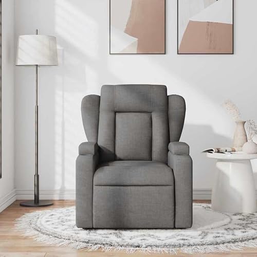 Massagesessel Dunkelgrau Stoff - Bequemer Sessel mit Massagefunktion für Wohnzimmer & Büro - 100% Polyester, Metall & Sperrholz - Entspannung pur Massagesessel Dunkelgrau Stoff - Bequemer Sessel mit Massagefunktion für Wohnzimmer & Büro - 100% Polyester, Metall & Sperrholz - Entspannung pur von Eleganz