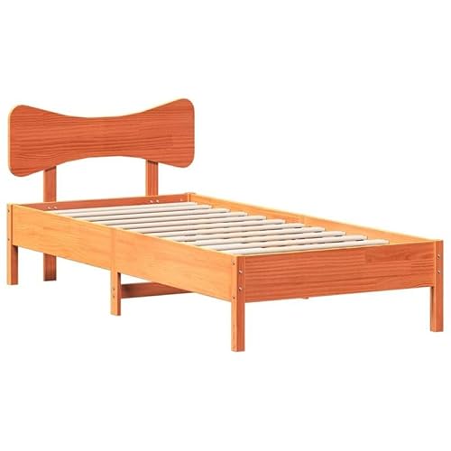 Massivholzbett Kiefernholz 90x190 cm - Naturbelassenes Wachsbraun für Schlafzimmer | Langlebig & Stabil | Einfache Montage | Betten ohne Matratze Massivholzbett Kiefernholz 90x190 cm - Naturbelassenes Wachsbraun für Schlafzimmer | Langlebig & Stabil | Einfache Montage | Betten ohne Matratze von Eleganz
