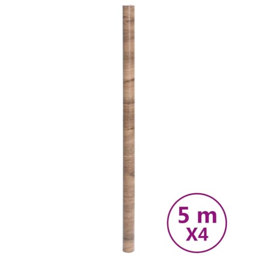 Möbelfolie Selbstklebend Holzoptik 90x500 cm - PVC Klebefolie für Möbel & Wände - Dekorfolie in Holzdesign - Einfach zu installieren, abziehbar & rückstandsfrei von Eleganz