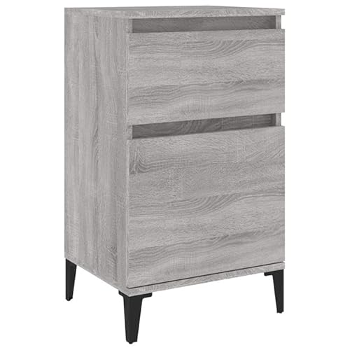 Nachttisch Grau Sonoma 40x35x70 cm - Schlichter Beistelltisch für Schlafzimmer & Wohnbereich, Stabiles Design mit großem Stauraum, Moderner Nachtisch für kleine Räume Nachttisch Grau Sonoma 40x35x70 cm - Schlichter Beistelltisch für Schlafzimmer & Wohnbereich, Stabiles Design mit großem Stauraum, Moderner Nachtisch für kleine Räume von Eleganz