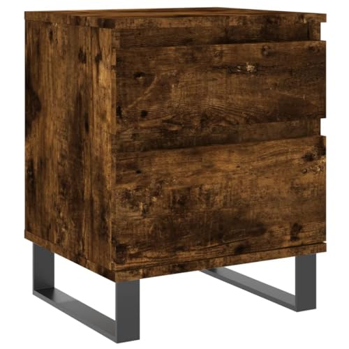 Nachttisch aus Räuchereiche 40x35x50 cm | Holzwerkstoff & Metall | Modern & Langlebig | Perfekt für Schlafzimmer & kleine Wohnungen Nachttisch aus Räuchereiche 40x35x50 cm | Holzwerkstoff & Metall | Modern & Langlebig | Perfekt für Schlafzimmer & kleine Wohnungen von Eleganz