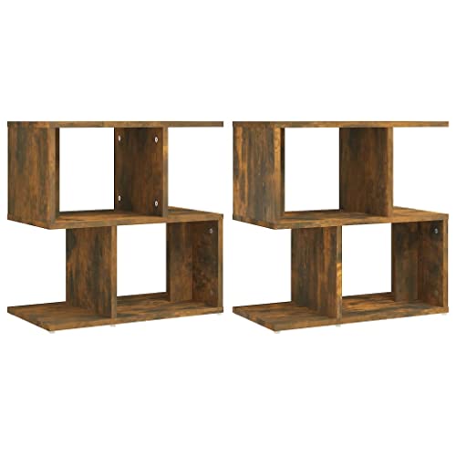 Nachttische 2 STK. aus Räuchereiche 50x30x51,5 cm - Holzwerkstoff, langlebig & stilvoll - Perfekt für Schlafzimmer & kleine Räume Nachttische 2 STK. aus Räuchereiche 50x30x51,5 cm - Holzwerkstoff, langlebig & stilvoll - Perfekt für Schlafzimmer & kleine Räume von Eleganz