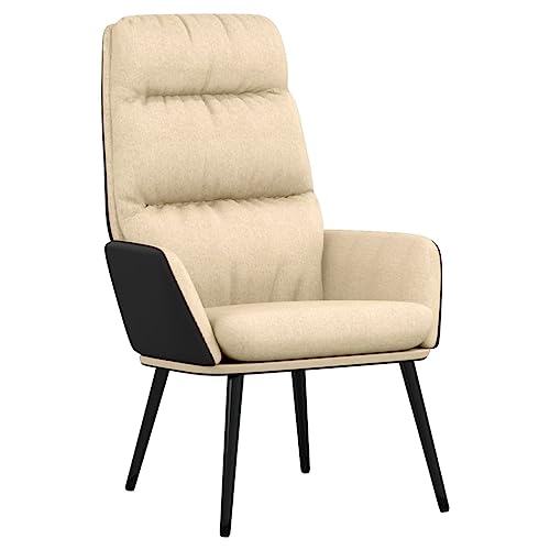 Ottoman Relaxsessel aus cremefarbenem Stoff – Bequemer Sessel für Wohnzimmer und Schlafzimmer, extra weich und langlebig, ideal zum Entspannen und Lesen Ottoman Relaxsessel aus cremefarbenem Stoff – Bequemer Sessel für Wohnzimmer und Schlafzimmer, extra weich und langlebig, ideal zum Entspannen und Lesen von Eleganz