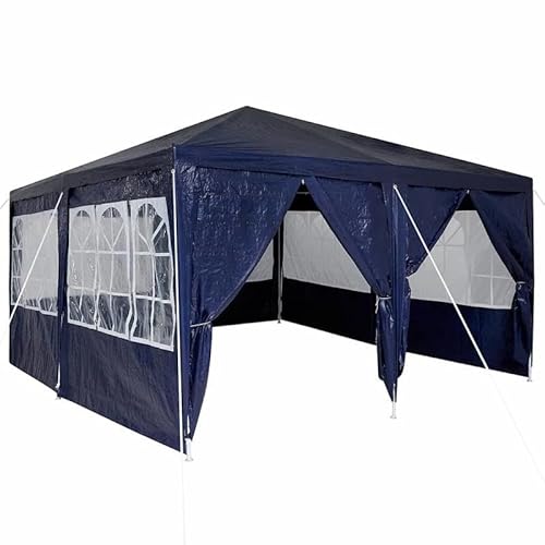Partyzelt 4x4 m mit 8 Seitenwänden – Blaues PE-Polyester Freizeitzelt für Garten, Camping & Outdoor – Wasserdicht & Stabiles Freistehendes Shelter für Feste & Events Partyzelt 4x4 m mit 8 Seitenwänden – Blaues PE-Polyester Freizeitzelt für Garten, Camping & Outdoor – Wasserdicht & Stabiles Freistehendes Shelter für Feste & Events von Eleganz