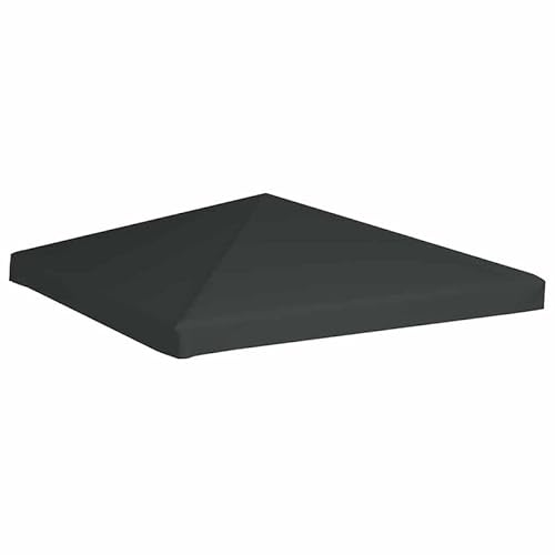 Pavillondach 3x3 m Grau aus 100% Polyester - wasserdicht und UV-beständig für Garten, Terrasse und Camping - Robustes Pavillon-Dach mit 310 g/m² von Eleganz