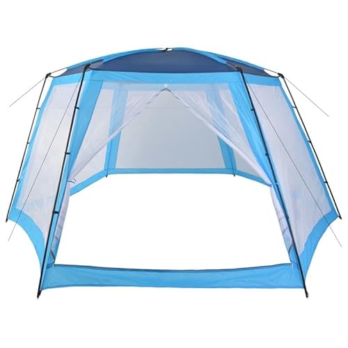 Pool-Zelt 660x580x250 cm Blau – Robuste PA-beschichtete Stoffabdeckung für Pools | Schutz vor Laub & Schmutz | Schnelle Montage | Wetterbeständig | Ideal für Garten & Terrasse von Eleganz