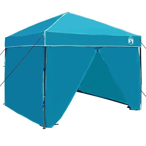 Pop-up Pavillon Zelt 250x250 cm blau – Leichter Stoff-Pavillon für Garten, Camping & Outdoor | Schnell aufbaubar, robust & wetterfest von Eleganz