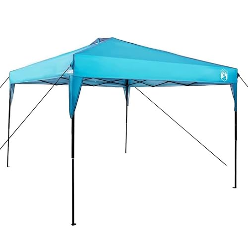 Pop-up Pavillon Zelt Blau 300 x 300 cm – Stoffzelt für Garten, Camping & Outdoor | Schnellaufbau, Stabil & Wetterfest | Ideal für Familienfeste & Events von Eleganz