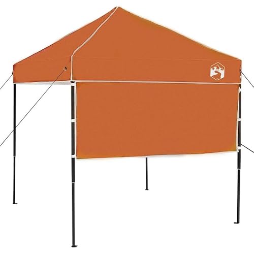 Pop-up Pavillon Zelt Orange 200 x 200 cm - Leichter Stoff Pavillon für Garten, Camping & Outdoor - Schneller Aufbau, Stabil & Wetterfest von Eleganz