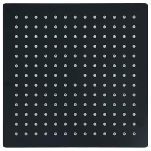 Regenbrause Edelstahl 30x30 cm Quadrat Schwarz – Hochwertiger Badewanneneinlauf aus Edelstahl und Silikon, langlebig & wasserfest, ideal für moderne Badezimmer Regenbrause Edelstahl 30x30 cm Quadrat Schwarz – Hochwertiger Badewanneneinlauf aus Edelstahl und Silikon, langlebig & wasserfest, ideal für moderne Badezimmer von Eleganz