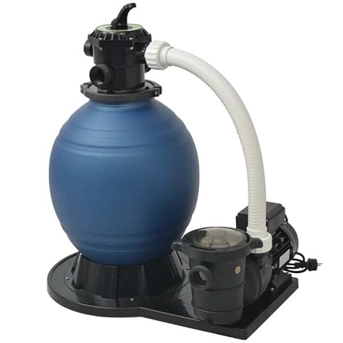 Sandfilterpumpe 1000 W für Pool & Whirlpool, 16.800 L/h XL - Hochleistungs-Pumpensystem für klares Wasser, langlebig und energieeffizient von Eleganz