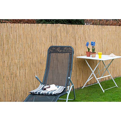 Schilfmatte 1×3 m Natur Sichtschutz für Garten und Terrasse | Umweltfreundliche Sichtschutzmatte aus Schilf | Sichtschutz für mehr Privatsphäre und Windschutz von Eleganz