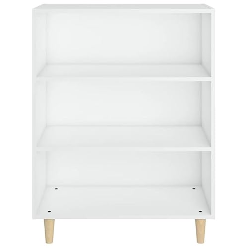 Sideboard Weiß 69,5x32,5x90 cm - Modernes Wohnzimmermöbel aus Holzwerkstoff - Stauraumlösung für kleine Räume - Elegantes Design & Hochwertige Verarbeitung von Eleganz
