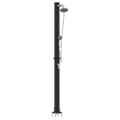 Solar Dusche für den Poolbereich, 20 L Kunststoff-Tank mit Handbrause, 217 cm Höhe – Ideal für Garten, Camping und Outdoor von Eleganz