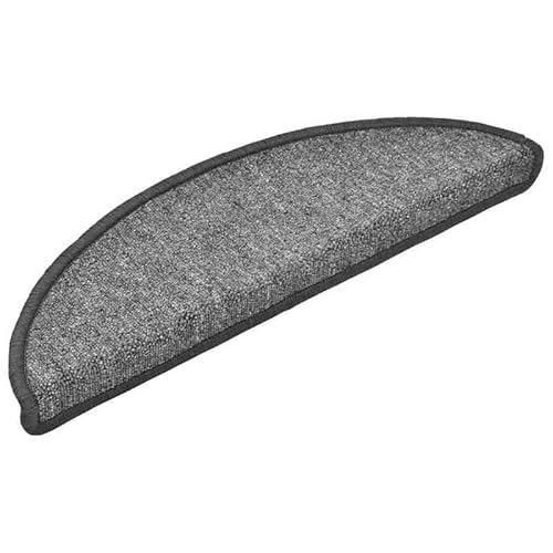 Stufenmatten 20 STK. Dunkelgrau 56x17x3 cm - 100% PP Getuftet, Langlebig & rutschfest - Ideal für Treppen, Eingangsbereiche & kleine Wohnungen von Eleganz
