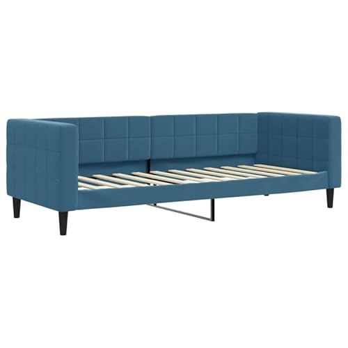 Tagesbett Blau 80x200 cm Samt - Modernes Schlafsofa für Gastzimmer & Wohnbereich, Bequem & Platzsparend - Ideal für Gäste & Kleine Räume Tagesbett Blau 80x200 cm Samt - Modernes Schlafsofa für Gastzimmer & Wohnbereich, Bequem & Platzsparend - Ideal für Gäste & Kleine Räume von Eleganz