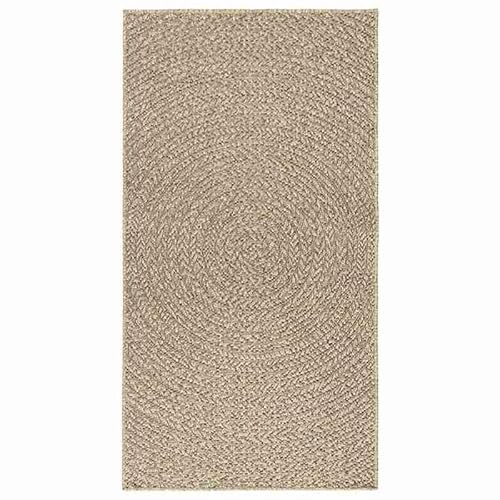 Teppich ZIZUR Beige 80x150 cm - Jute-Optik für Indoor und Outdoor - Leicht zu reinigen, langlebig und umweltfreundlich - Perfekt für Wohnzimmer, Balkon oder Terrasse Teppich ZIZUR Beige 80x150 cm - Jute-Optik für Indoor und Outdoor - Leicht zu reinigen, langlebig und umweltfreundlich - Perfekt für Wohnzimmer, Balkon oder Terrasse von Eleganz