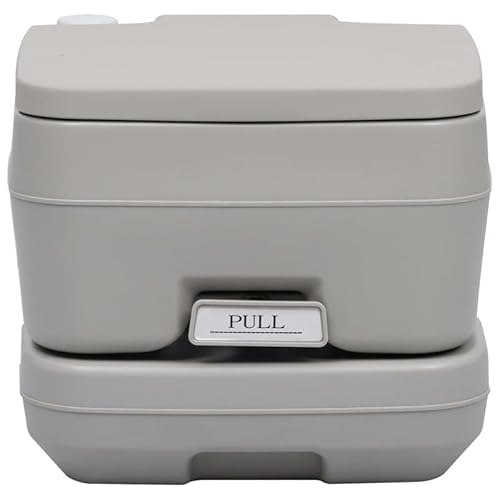 Tragbare Campingtoilette 10 + 10 L - Grau | Mobile Toilette für Outdoor, Camping & Wohnmobil | Leicht & Geruchsicher | Ideal für Reisen & Notfälle Tragbare Campingtoilette 10 + 10 L - Grau | Mobile Toilette für Outdoor, Camping & Wohnmobil | Leicht & Geruchsicher | Ideal für Reisen & Notfälle von Eleganz