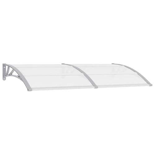 Türvordach aus Polycarbonat 200x100 cm mit ABS-Halterung & Aluminiumleisten - Langlebiges Markisendach für Terrasse, Balkon oder Hauseingang - Wetterbeständig & Einfache Montage Türvordach aus Polycarbonat 200x100 cm mit ABS-Halterung & Aluminiumleisten - Langlebiges Markisendach für Terrasse, Balkon oder Hauseingang - Wetterbeständig & Einfache Montage von Eleganz