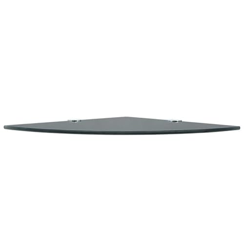 Wandregal aus Hartglas - Eckablage 25x25 cm mit verchromten Halterungen - Modernes Design für Küche, Bad oder Wohnzimmer - Stabile Aufbewahrung Wandregal aus Hartglas - Eckablage 25x25 cm mit verchromten Halterungen - Modernes Design für Küche, Bad oder Wohnzimmer - Stabile Aufbewahrung von Eleganz