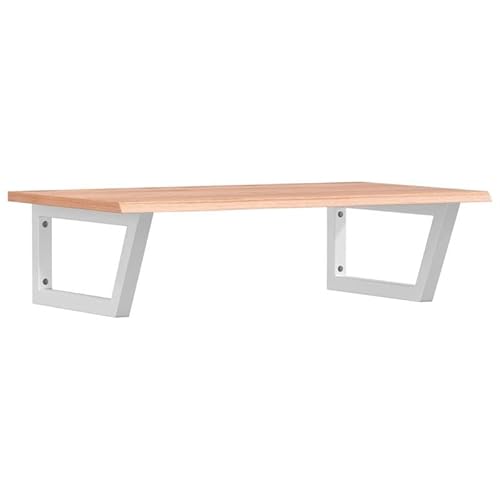 Waschtischplatte mit Halterung aus Stahl und Massivholz Eiche - Modernes Badezimmermöbel Set für Waschbecken | Langlebig & Stilvoll | Einfache Montage | Perfekt für Bad-Renovierung Waschtischplatte mit Halterung aus Stahl und Massivholz Eiche - Modernes Badezimmermöbel Set für Waschbecken | Langlebig & Stilvoll | Einfache Montage | Perfekt für Bad-Renovierung von Eleganz