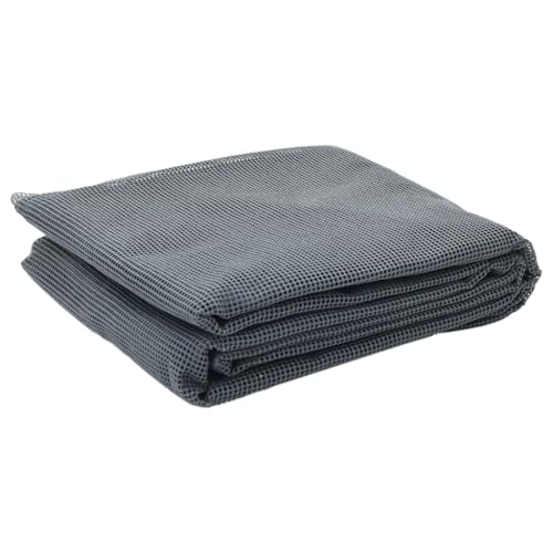 Zeltteppich Hellgrau 5x3 m - Pavillon-Rahmen Teppich aus Polyester-Netz mit PVC-Schaumbeschichtung - Wasserdicht & Langlebig für Outdoor-Events von Eleganz