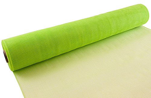 Eleganza Deco Mesh 53 cm x 9.1 m Lime Nr. 14, grün von Eleganza